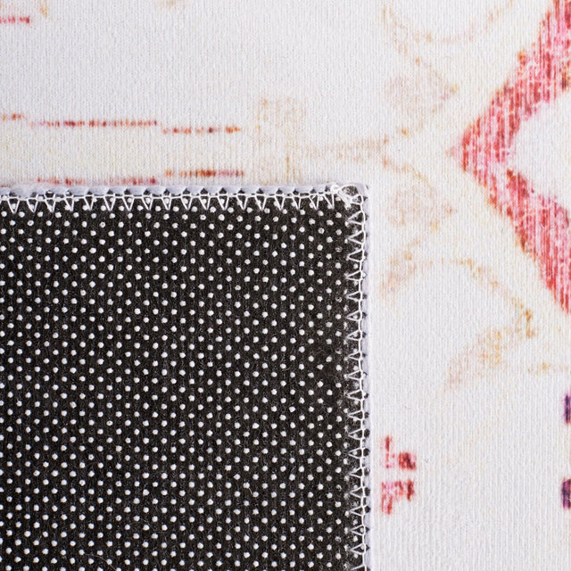 Safavieh Machine Washable Tucson Tsn107B Beige/Rust Rug - Safavieh - tsn107b - 4r