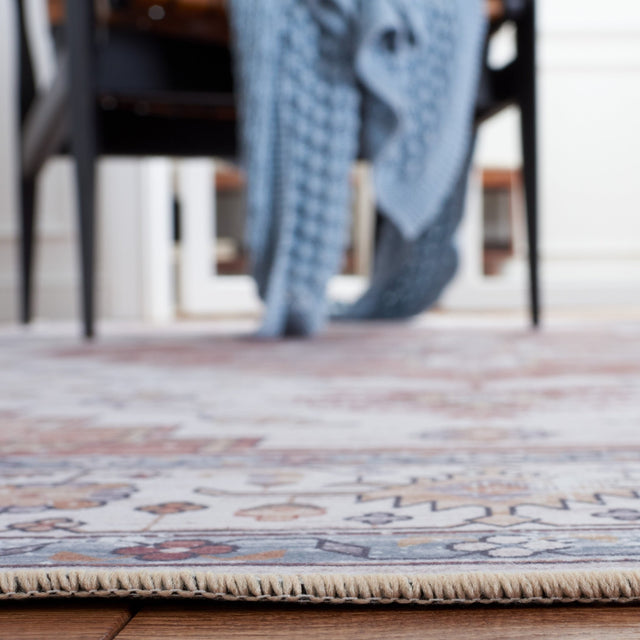 Safavieh Machine Washable Tucson Tsn109A Ivory/Rust Rug - Safavieh - tsn109a - 6r