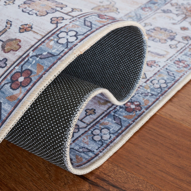 Safavieh Machine Washable Tucson Tsn109A Ivory/Rust Rug - Safavieh - tsn109a - 6r