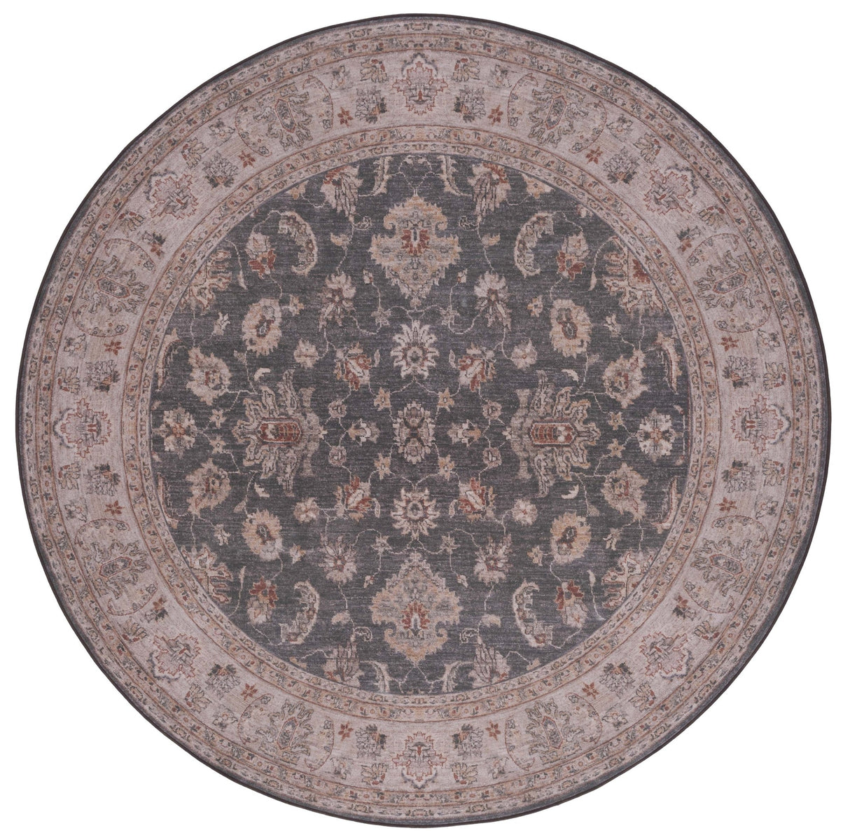 Safavieh Machine Washable Tucson Tsn111G Dark Grey/Beige Rug - Safavieh - tsn111g - 6r