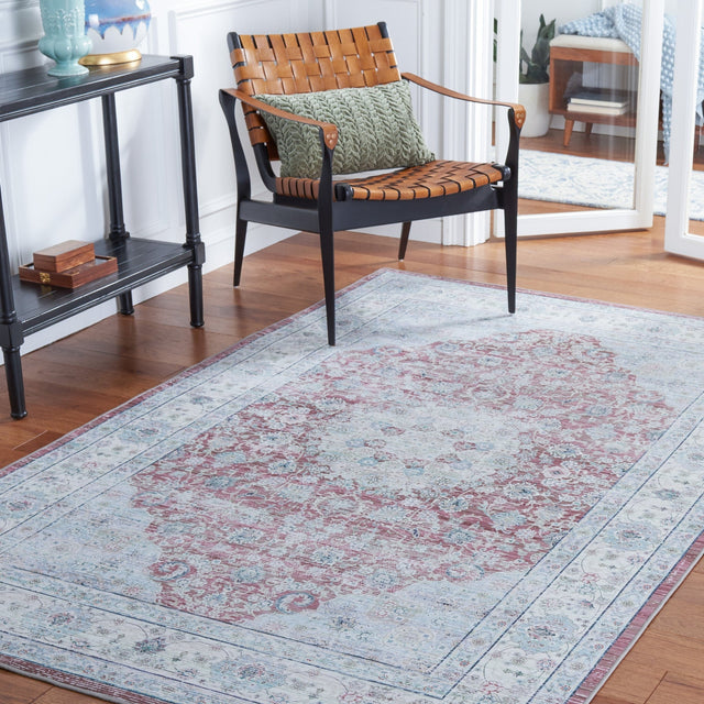 Safavieh Machine Washable Tucson Tsn112P Rust/Beige Rug - Safavieh - tsn112p - 3