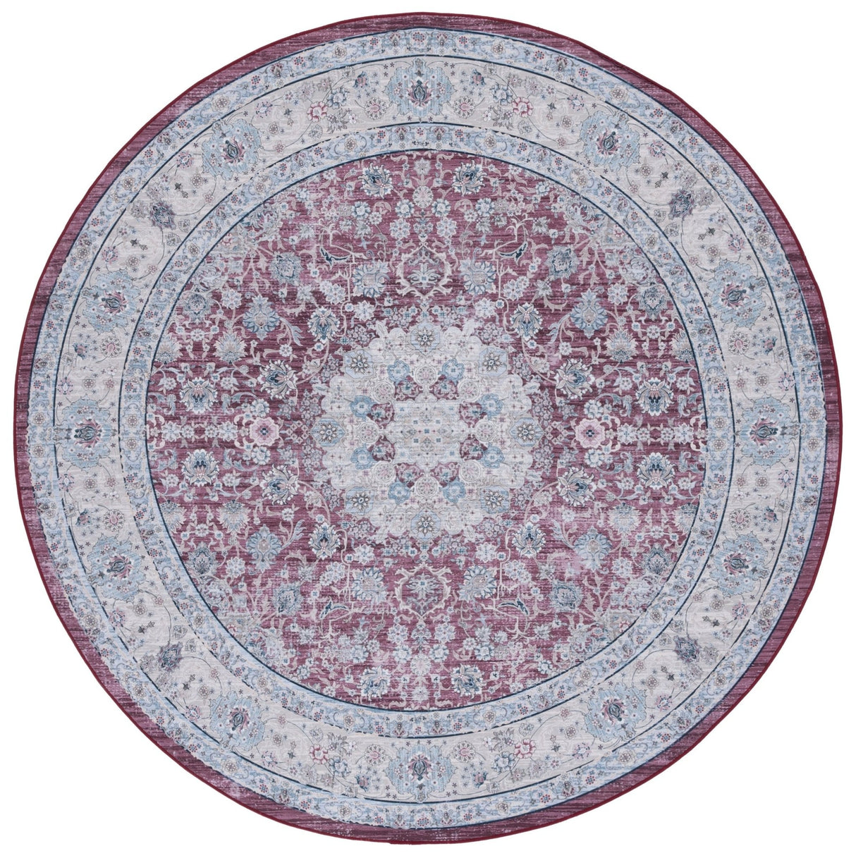 Safavieh Machine Washable Tucson Tsn112P Rust/Beige Rug - Safavieh - tsn112p - 6r