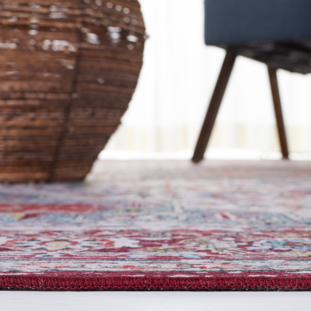 Safavieh Machine Washable Tucson Tsn113A Ivory/Red Rug - Safavieh - tsn113a - 6r