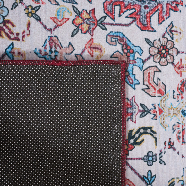 Safavieh Machine Washable Tucson Tsn113A Ivory/Red Rug - Safavieh - tsn113a - 6r