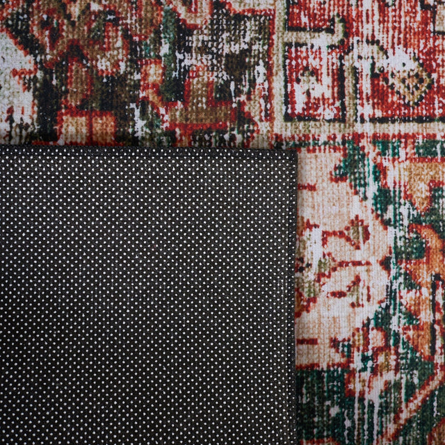 Safavieh Machine Washable Tucson Tsn114A Ivory/Green Rug - Safavieh - tsn114a - 6sq