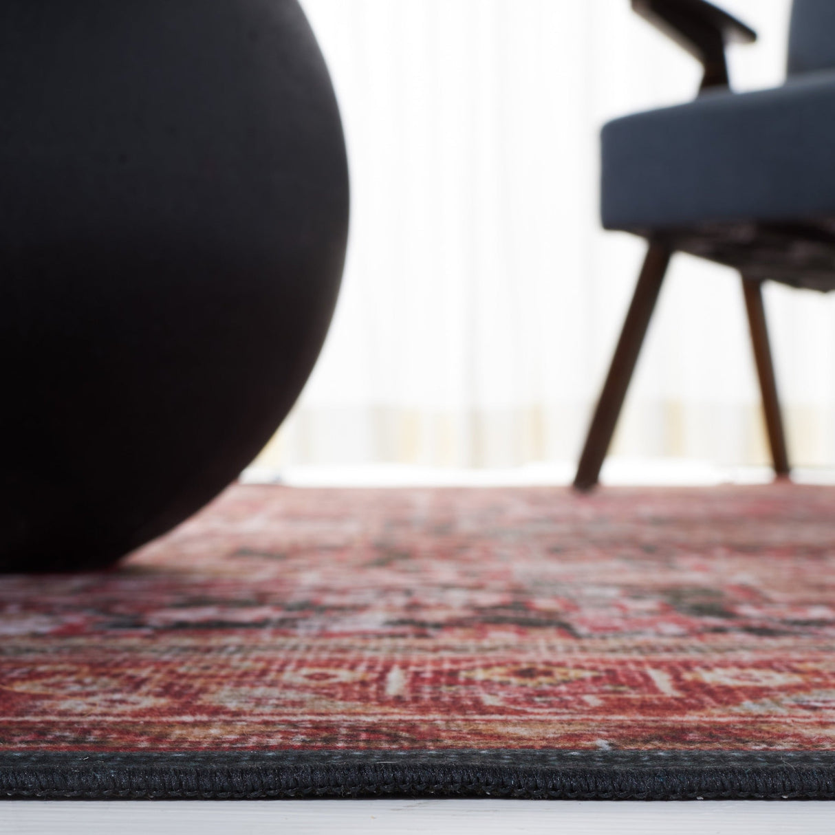 Safavieh Machine Washable Tucson Tsn114P Rust/Green Rug - Safavieh - tsn114p - 6r