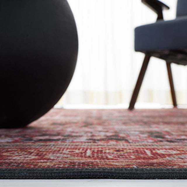 Safavieh Machine Washable Tucson Tsn114P Rust/Green Rug - Safavieh - tsn114p - 6r