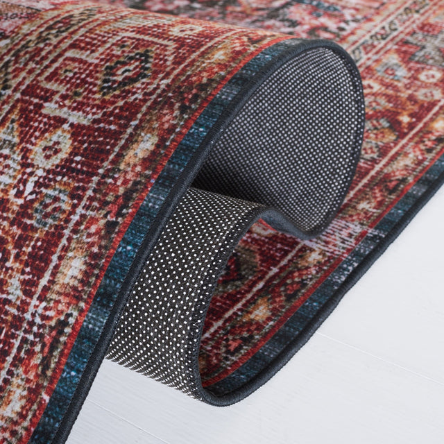 Safavieh Machine Washable Tucson Tsn114P Rust/Green Rug - Safavieh - tsn114p - 6r