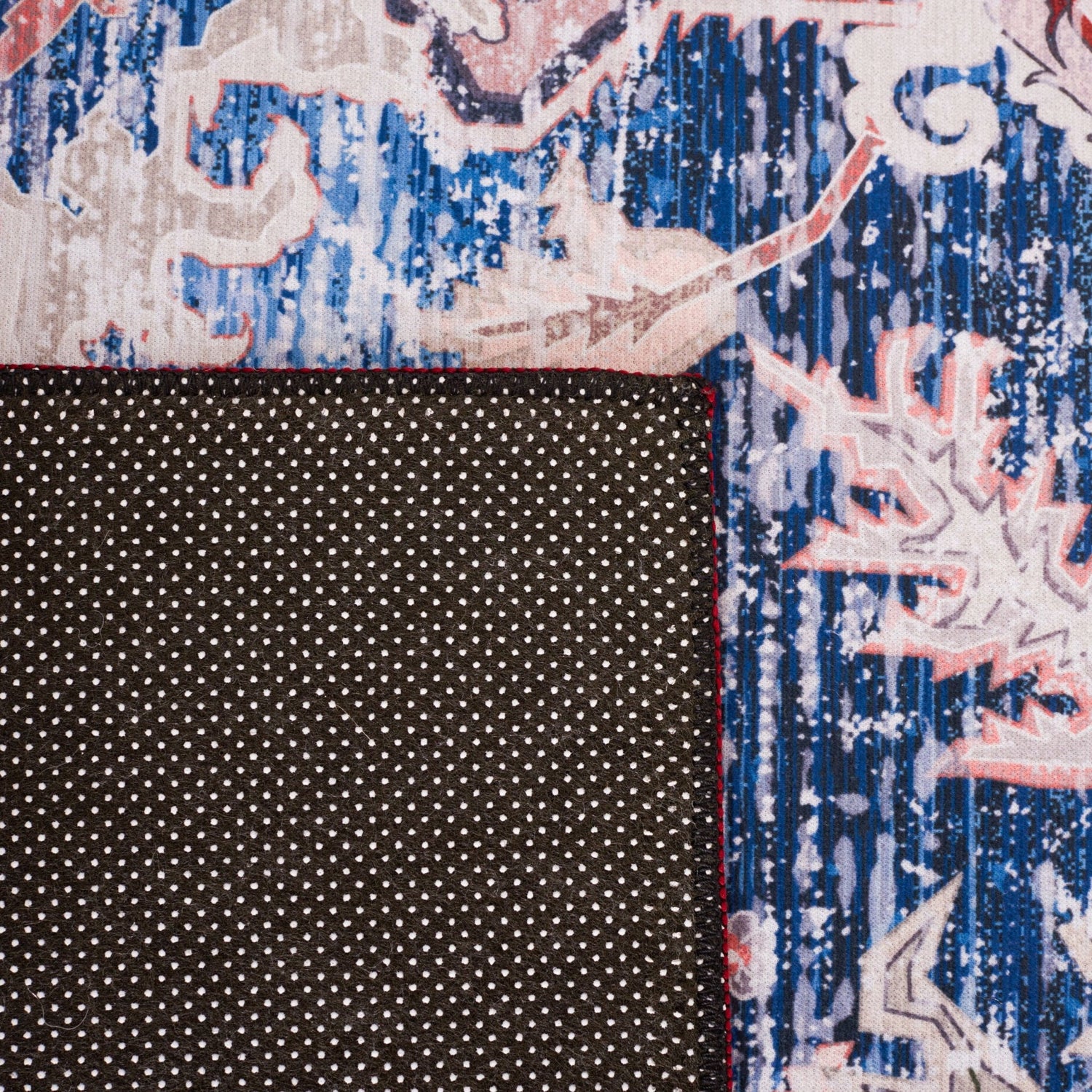 Safavieh Machine Washable Tucson Tsn115M Blue/Red Rug - Safavieh - tsn115m - 6sq