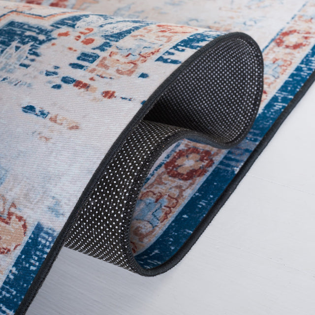 Safavieh Machine Washable Tucson Tsn117B Beige/Rust Rug - Safavieh - tsn117b - 6r