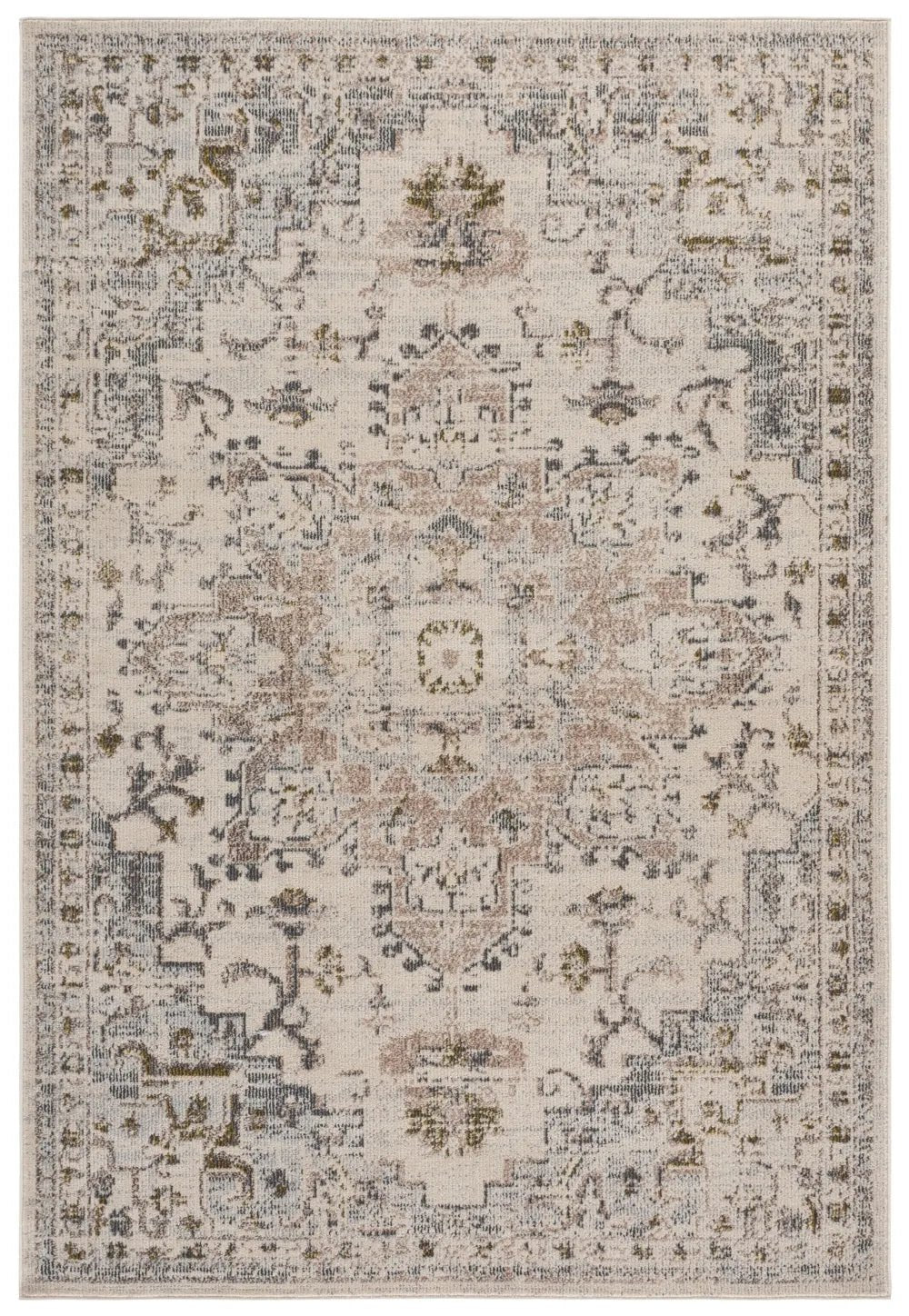 Safavieh Madison 5'-3" x 7'-6" Rug in Ivory / Grey Gold