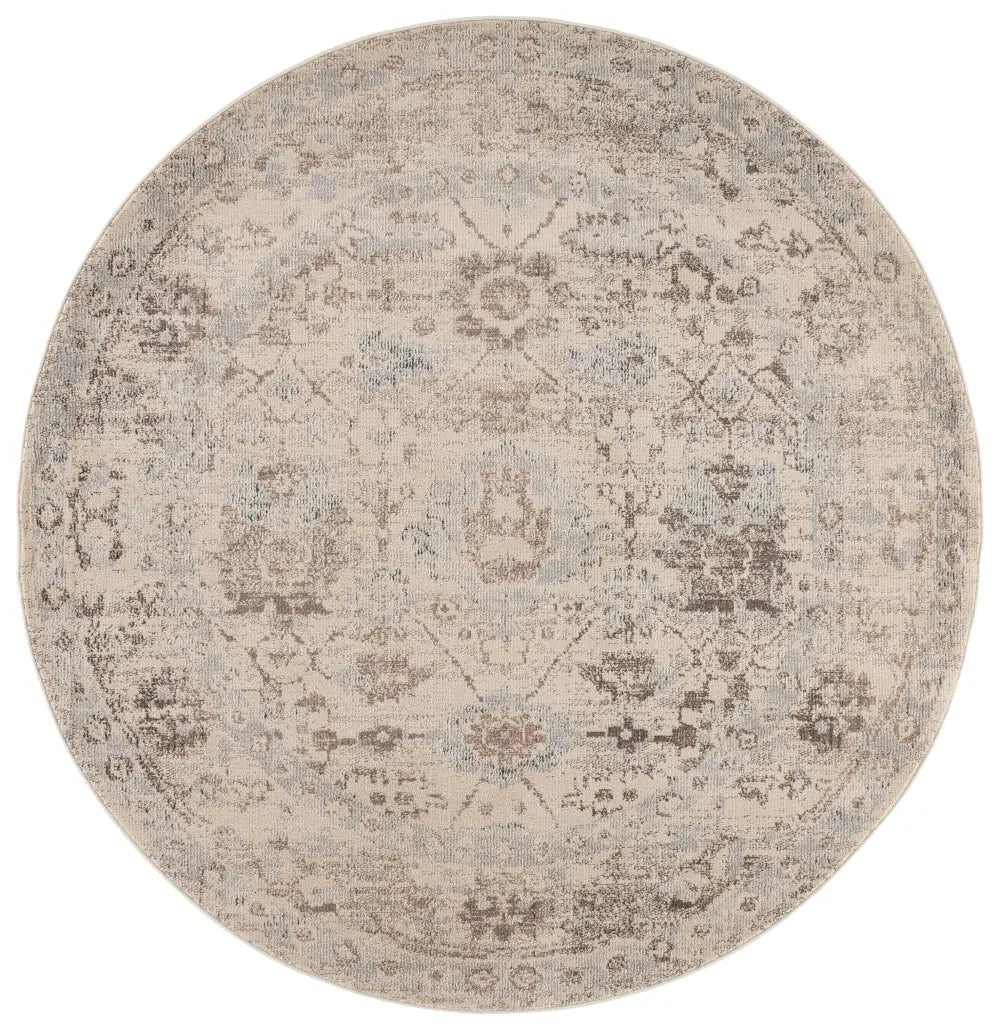 Safavieh Madison 6'-7" x 6'-7" Rug in Ivory / Beige Grey