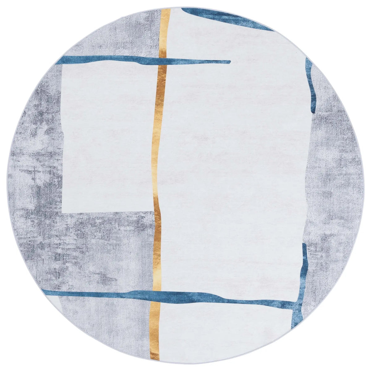Safavieh Malibu 6'-0" x 6'-0" Rug in Grey / Light Grey