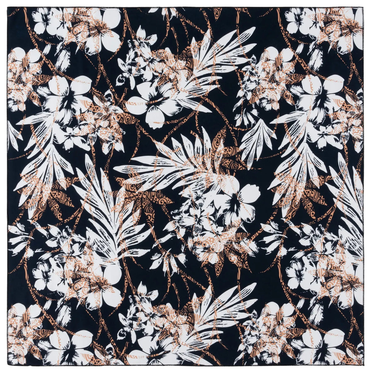 Safavieh Malibu 6'-0" x 6'-0" Rug in Black / Brown