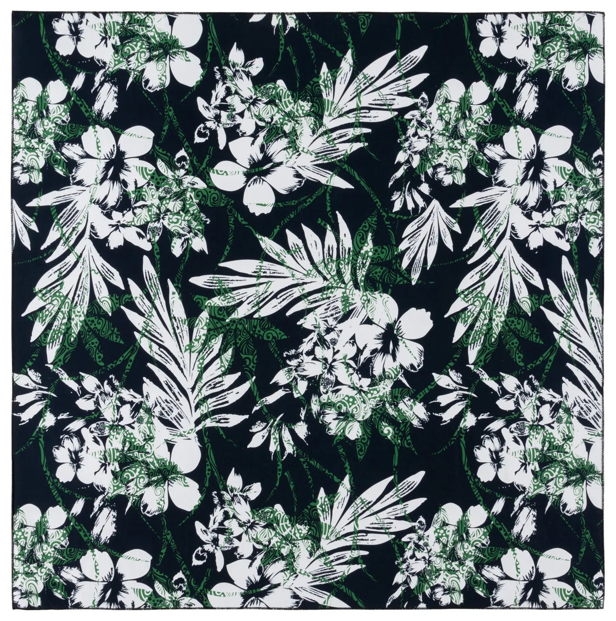 Safavieh Malibu 6'-0" x 6'-0" Rug in Black / Green