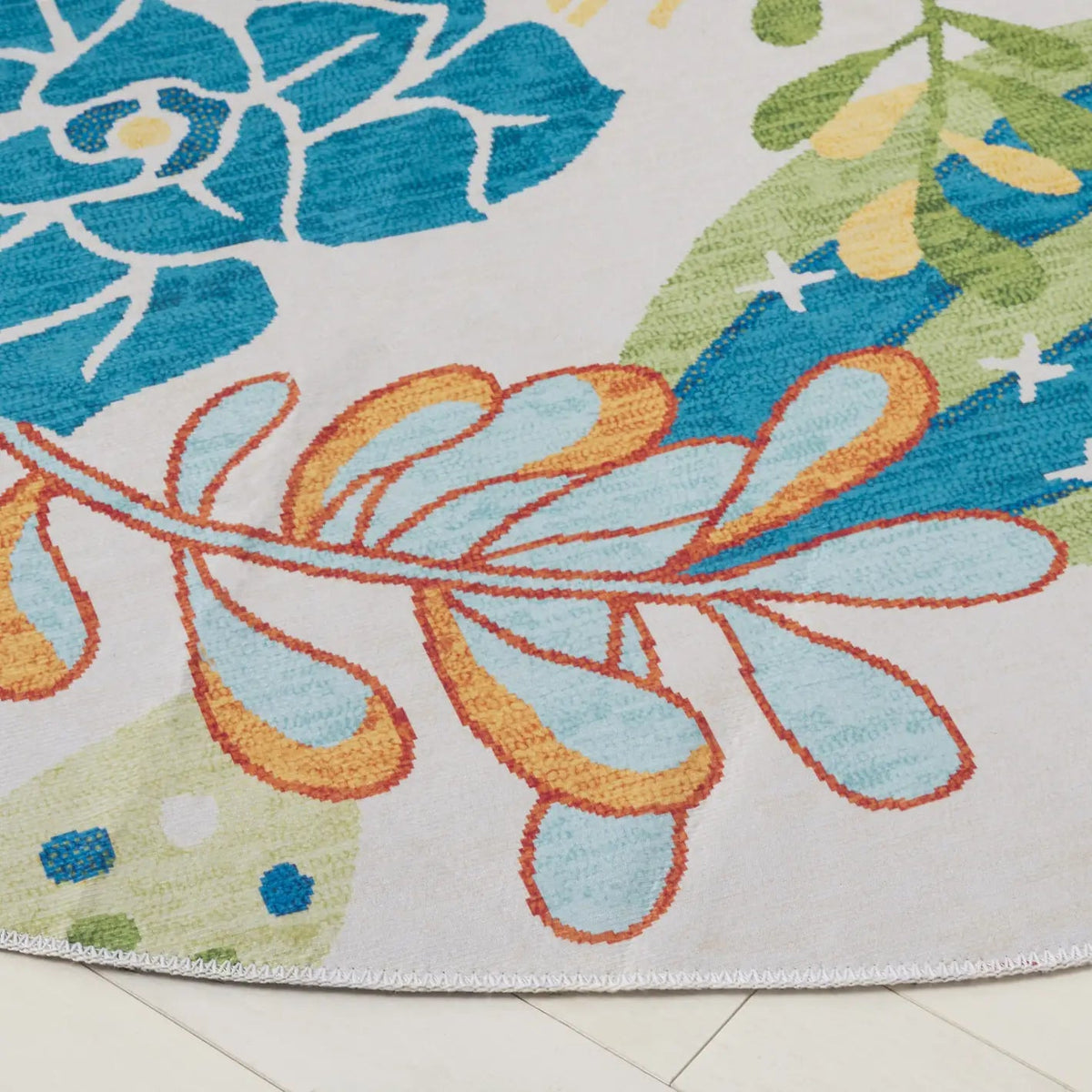 Safavieh Malibu 6'-0" x 6'-0" Rug in Beige / Blue
