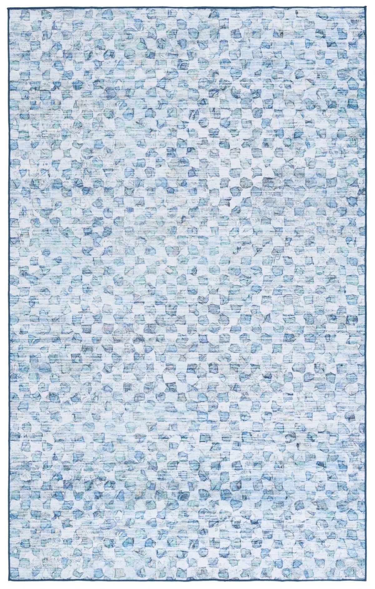 Safavieh Malibu 4'-0" x 6'-0" Rug in Grey / Aqua