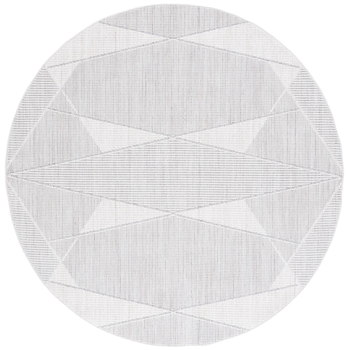 Safavieh Martha Stewart Serenity 6'-7" x 6'-7" Rug in Grey / Ivory