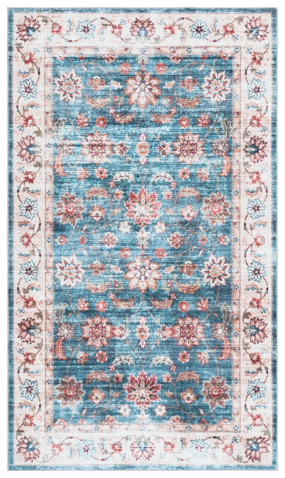 Safavieh Martha Stewart Washable 3'-0" x 5'-0" Rug in Green / Beige