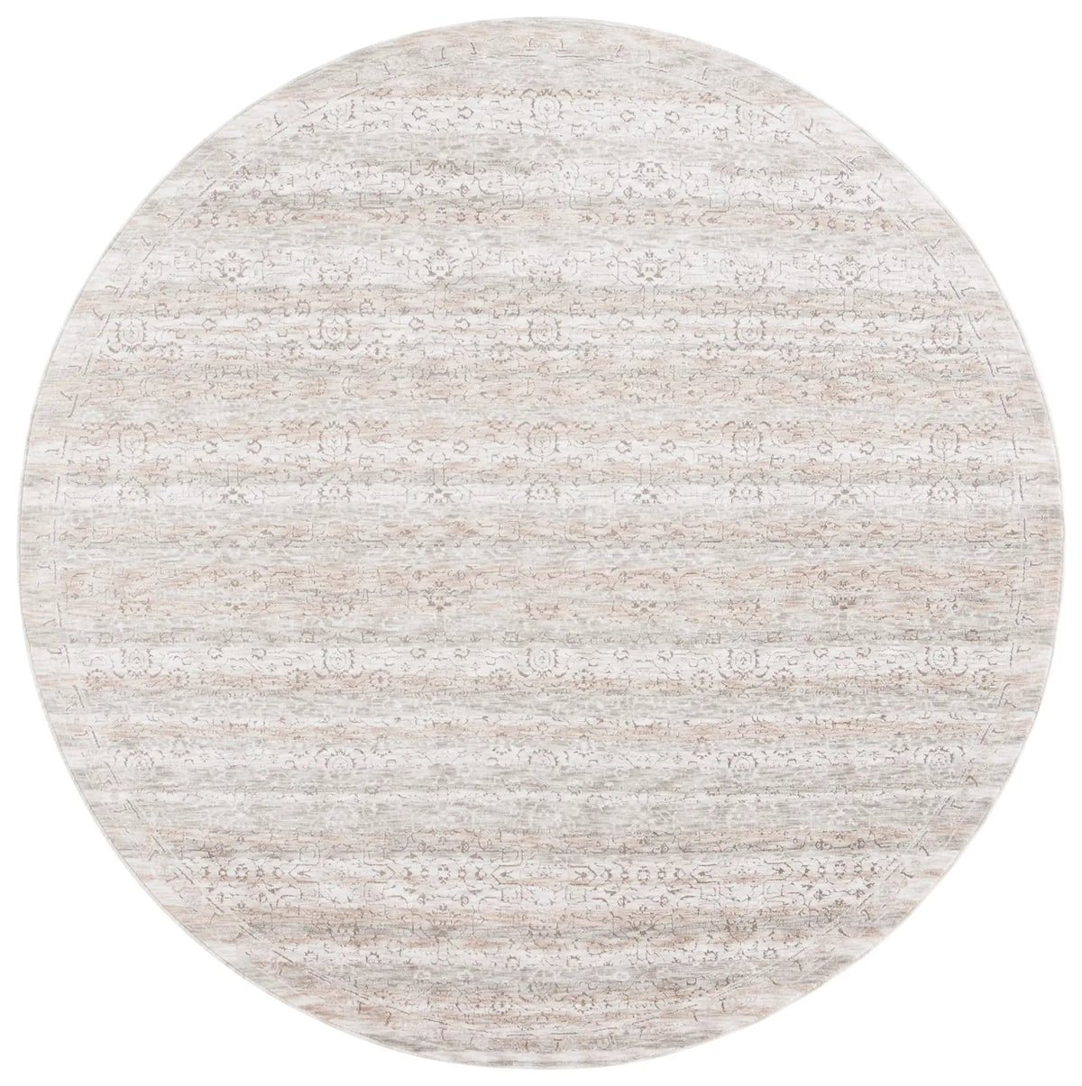 Safavieh Mason 100 6'-3" x 6'-3" Rug in Beige / Grey Ivory