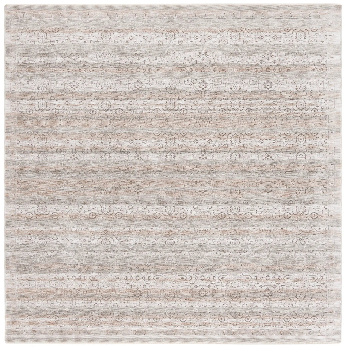 Safavieh Mason 100 6'-3" x 6'-3" Rug in Beige / Grey Ivory
