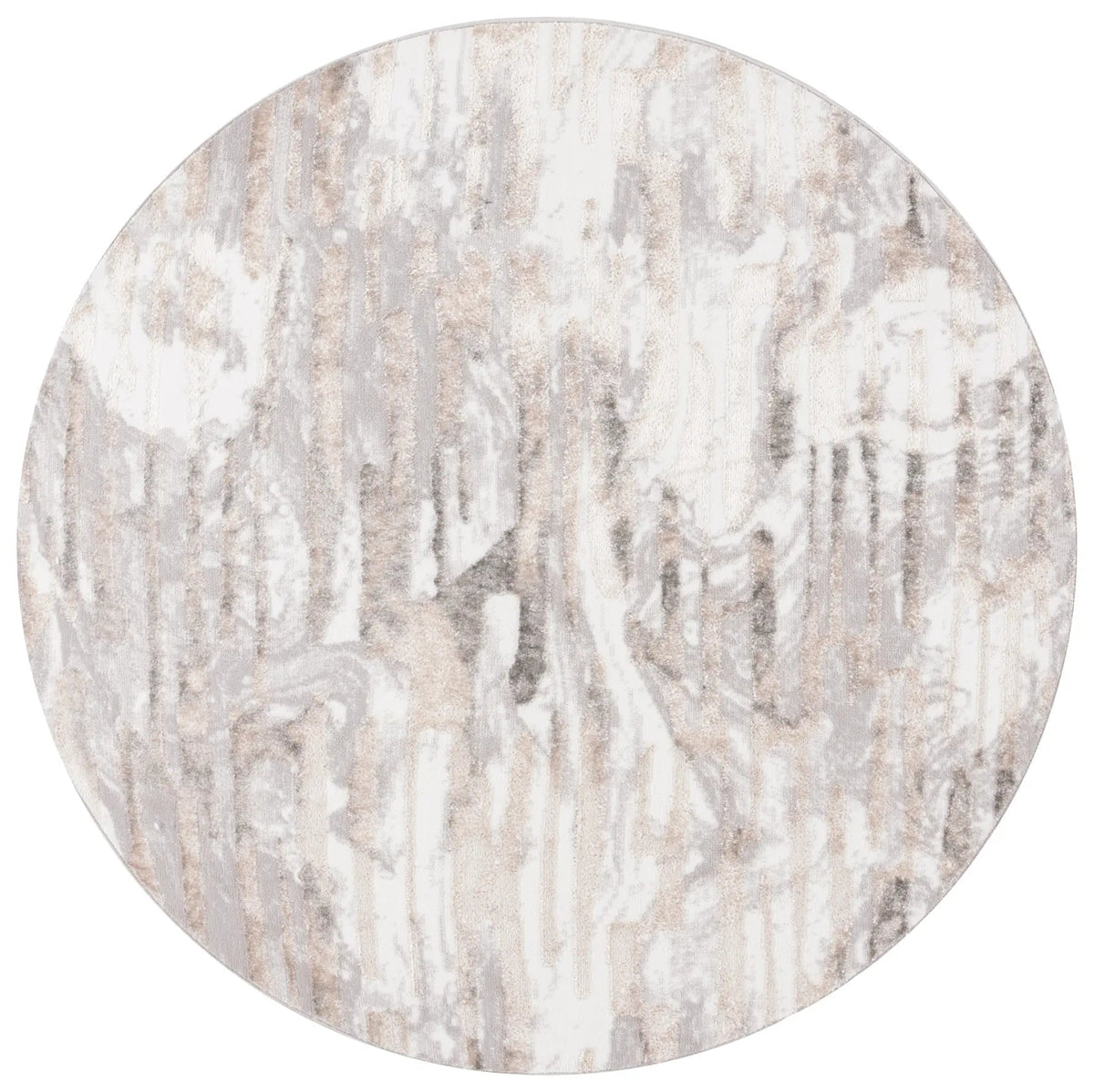Safavieh Maya 6'-7" x 6'-7" Rug in Ivory / Grey Beige