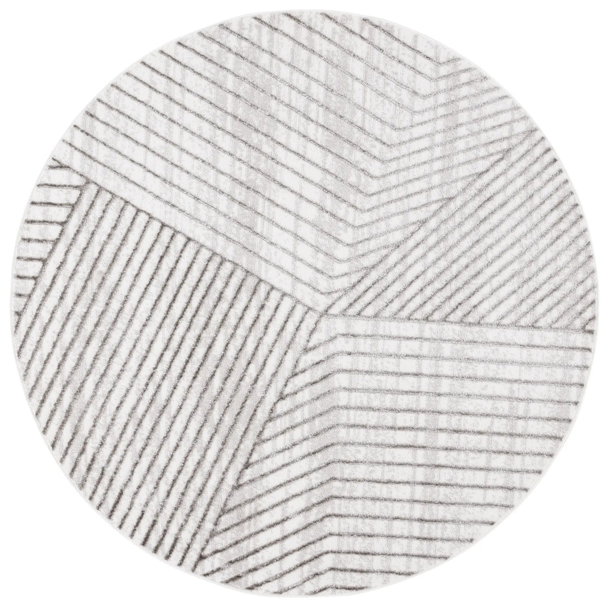 Safavieh Maya 6'-7" x 6'-7" Rug in Ivory / Grey