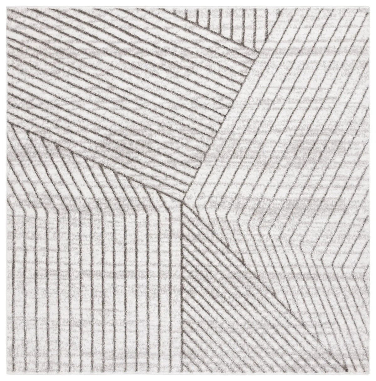 Safavieh Maya 6'-7" x 6'-7" Rug in Ivory / Grey