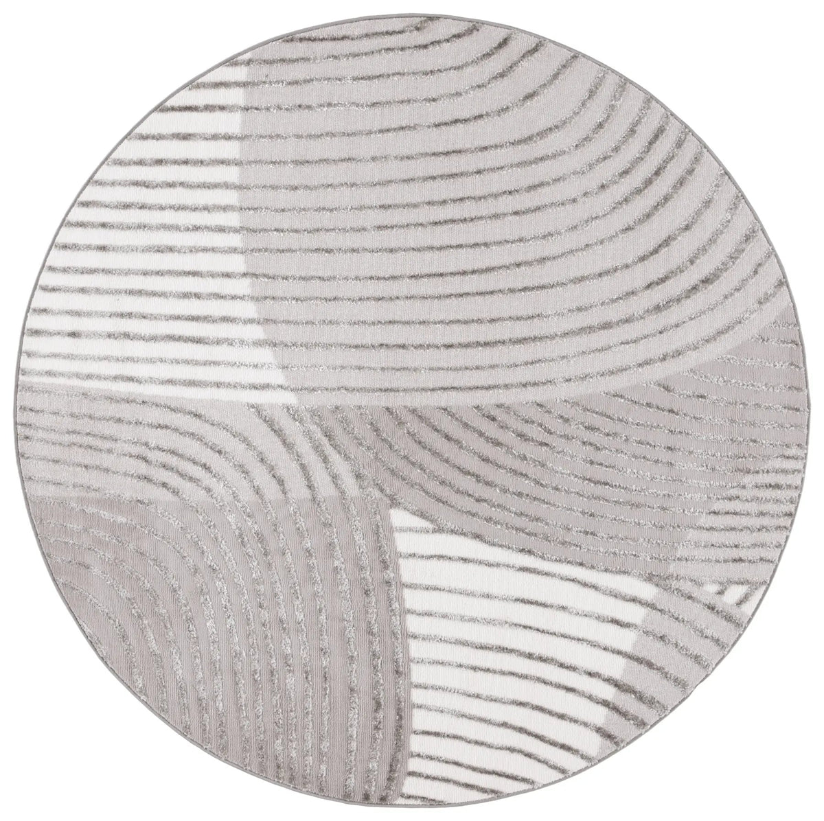Safavieh Maya 6'-7" x 6'-7" Rug in Ivory / Grey