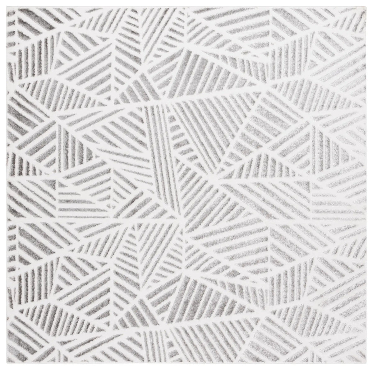 Safavieh Maya 6'-7" x 6'-7" Rug in Ivory / Grey