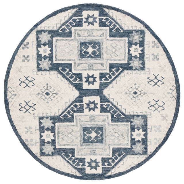 Safavieh Metro Met479H Ivory/Dark Grey Rug.