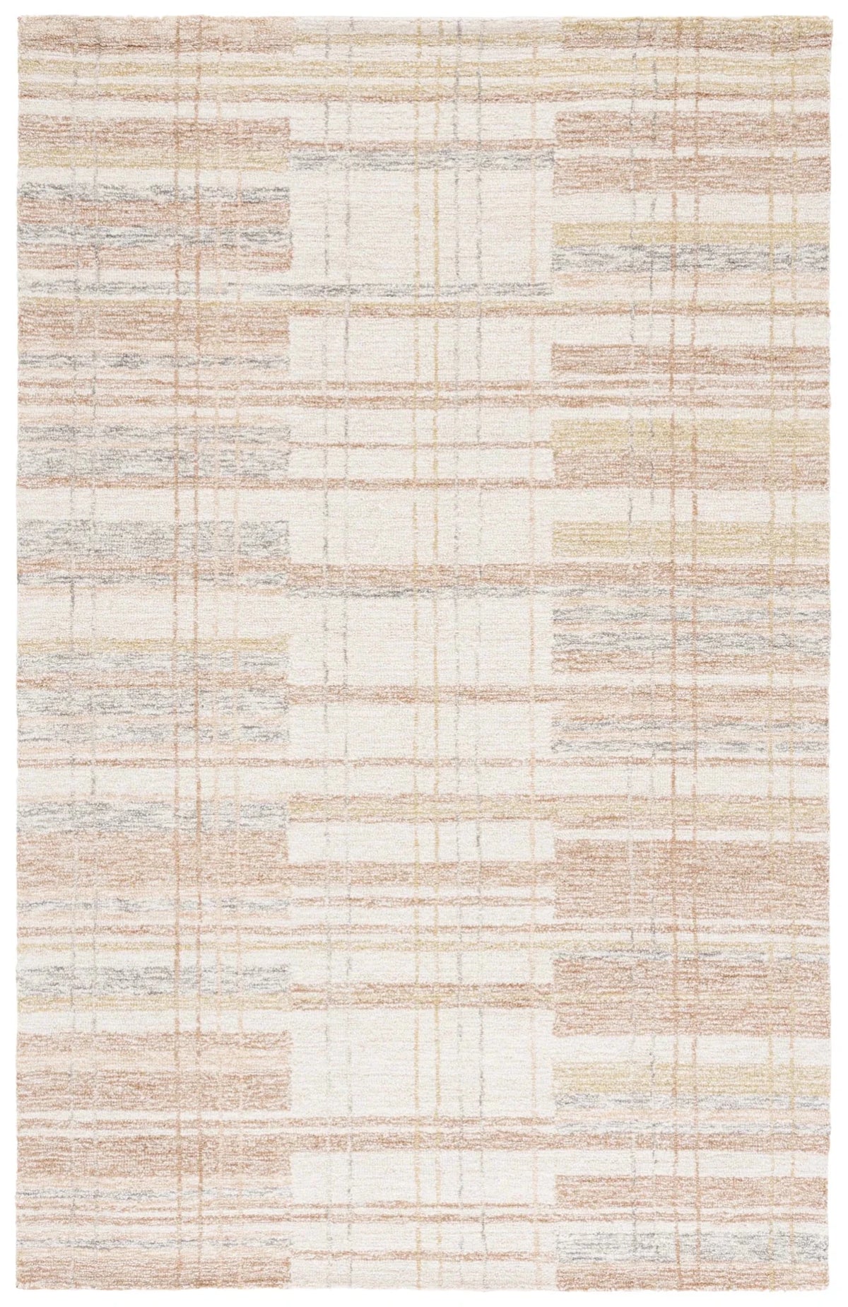 Safavieh Metro 4'-0" x 6'-0" Rug in Ivory / Rust