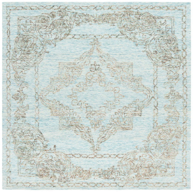 Safavieh Metro Met575L Light Blue/Green Rug.