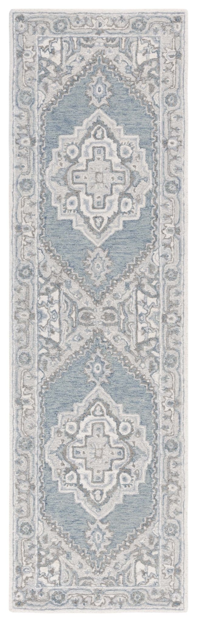 Safavieh Metro Met615K Light Blue/Ivory Rug.