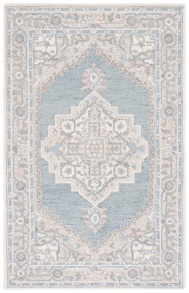 Safavieh Metro Met615K Light Blue/Ivory Rug.