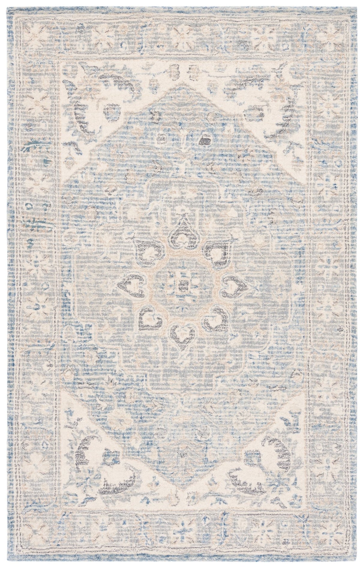 Safavieh Metro Met617F Light Grey/Ivory Rug.