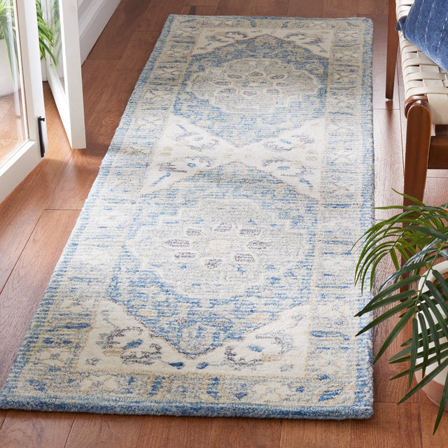 Safavieh Metro Met617M Blue/Ivory Rug.