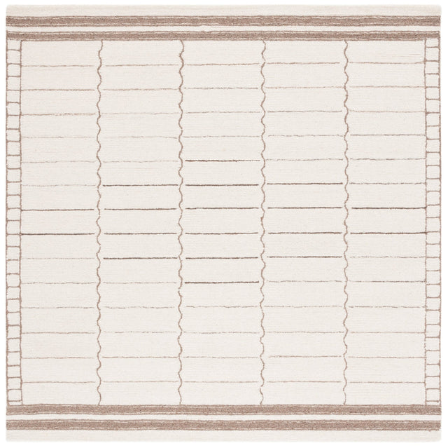Safavieh Metro Met626A Ivory/Brown Rug.
