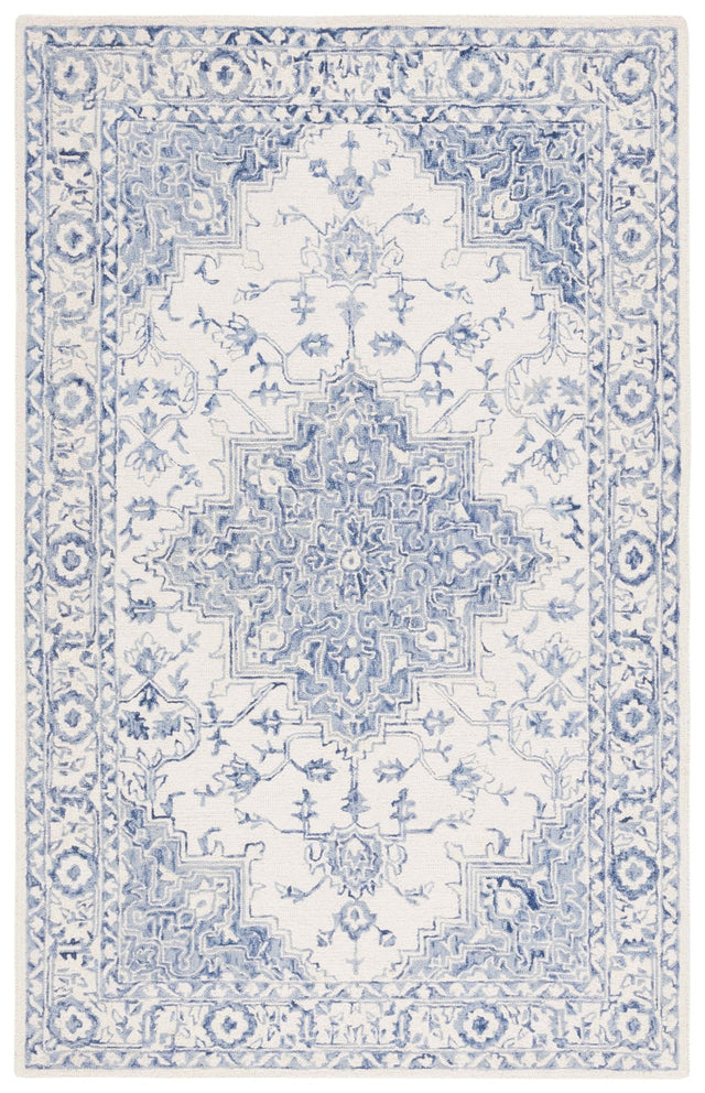 Safavieh Metro Met874M Blue/Ivory Rug.