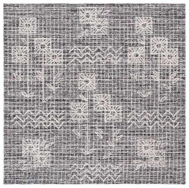 Safavieh Metro Met878Z Black/Ivory Rug.