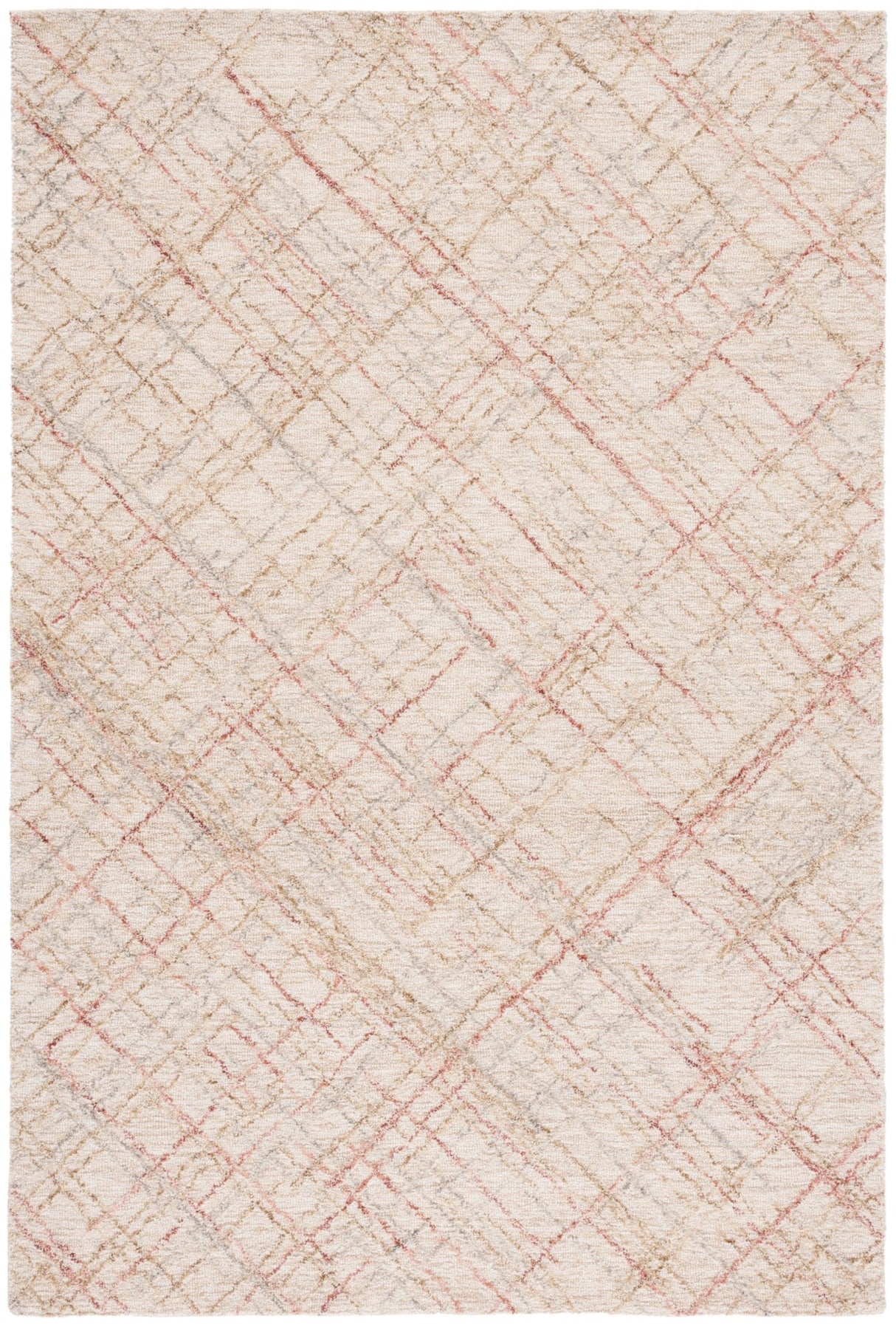 Safavieh Micro-Loop Mlp479Q Ivory/Red Rug.