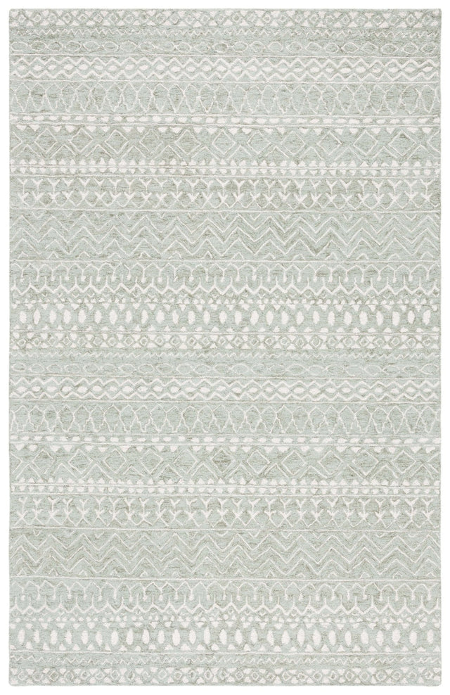 Safavieh Micro-Loop Mlp502W Sage/Ivory Rug.
