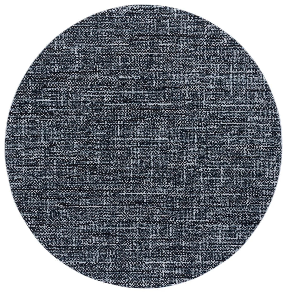 Safavieh Mila 6'-7" x 6'-7" Rug in Black / Light Blue