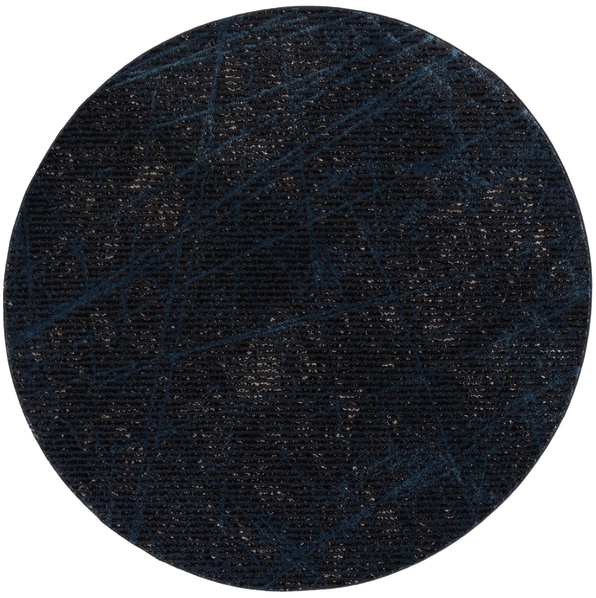 Safavieh Mila 6'-7" x 6'-7" Rug in Dark Blue / Black