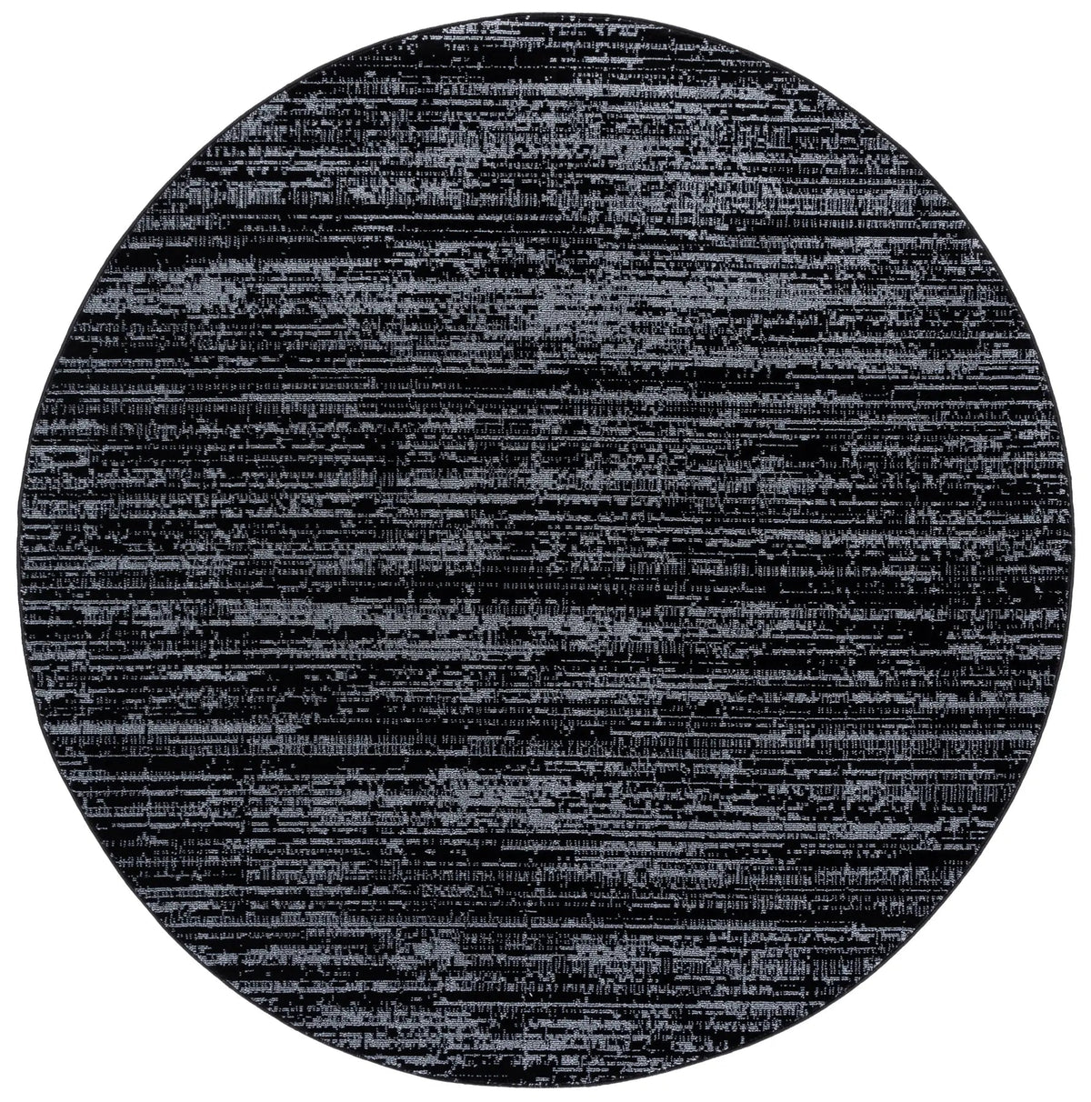 Safavieh Mila 6'-7" x 6'-7" Rug in Black / Ivory