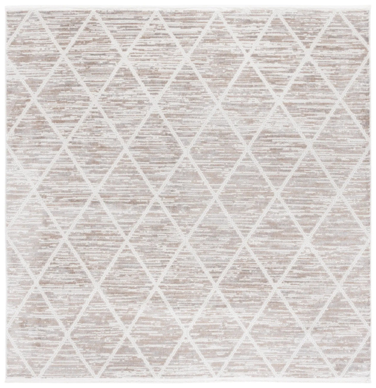 Safavieh Mila 6'-7" x 6'-7" Rug in Beige / Ivory