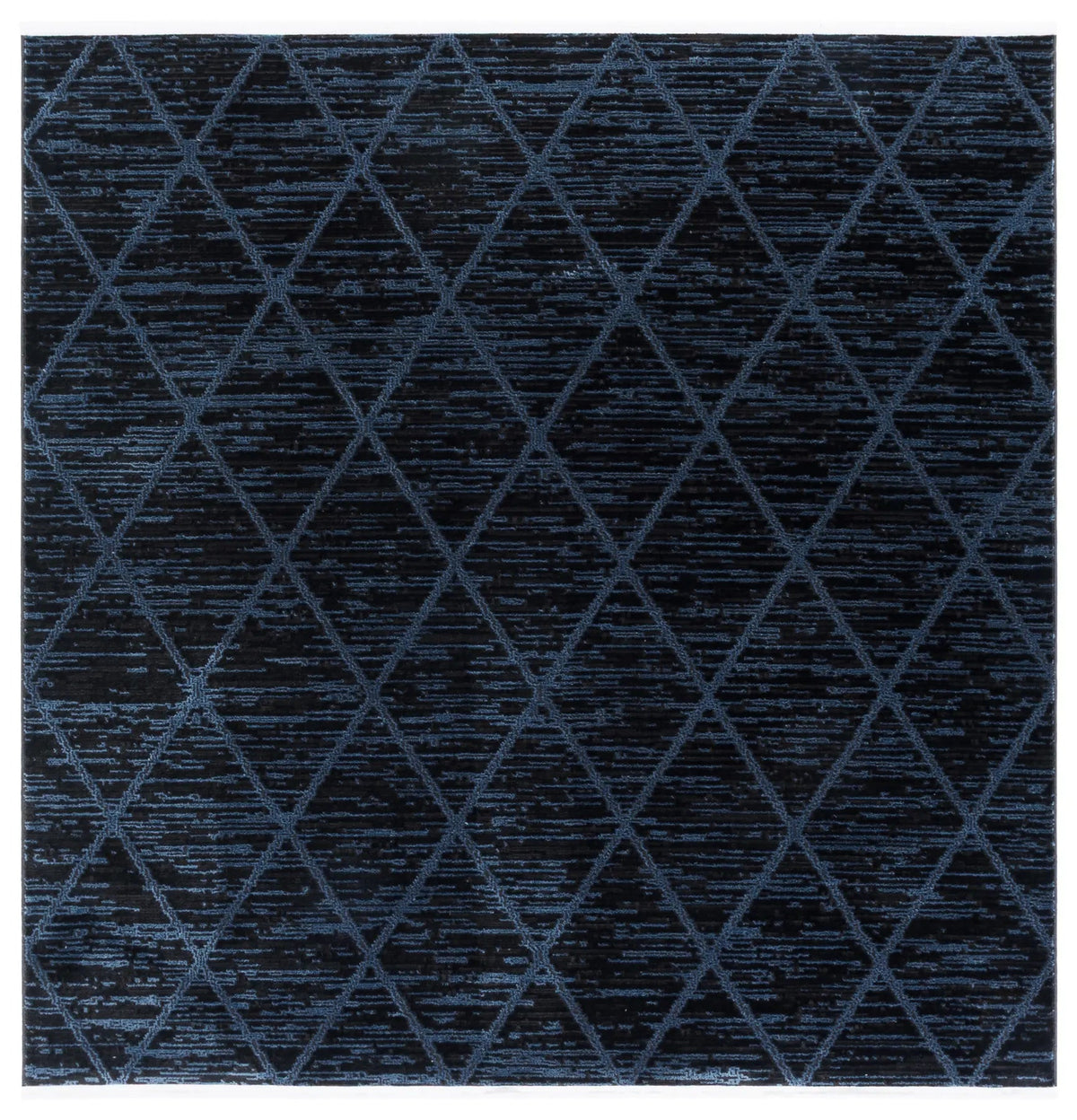 Safavieh Mila 6'-7" x 6'-7" Rug in Brown / Blue Black