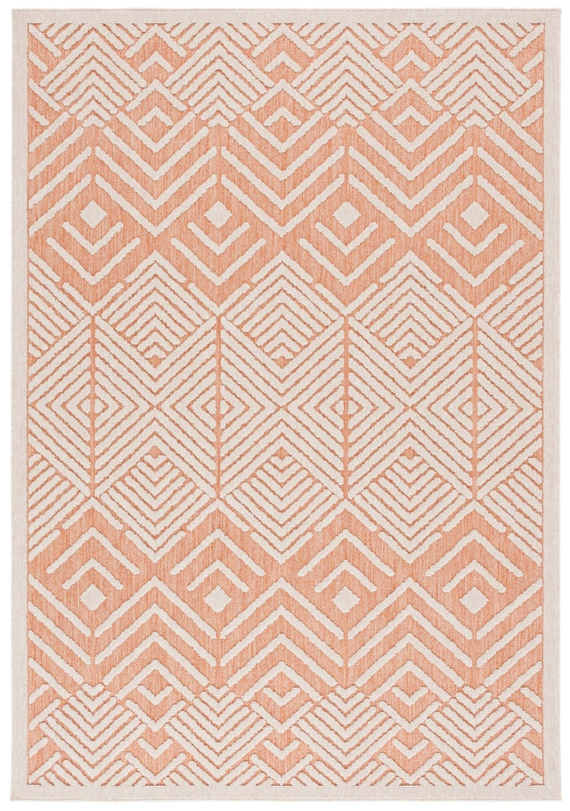 Safavieh Milos Mlo104P Rust/Ivory Rug.