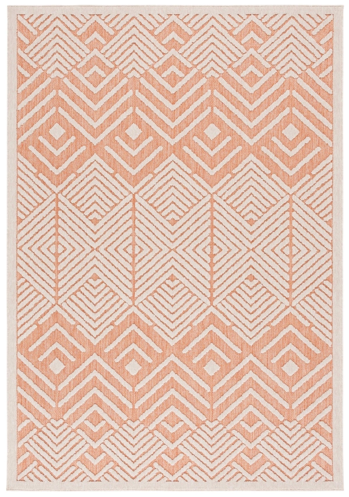Safavieh Milos Mlo104P Rust/Ivory Rug.