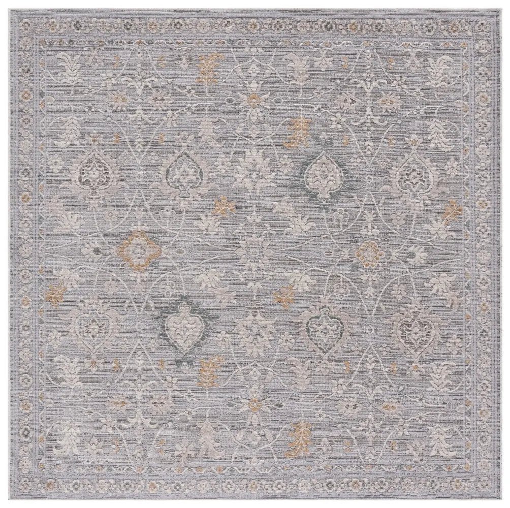 Safavieh Miranda 6'-6" x 6'-6" Rug in Grey / Ivory Beige